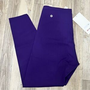 NWT Lululemon Glow Up Purple Leggings